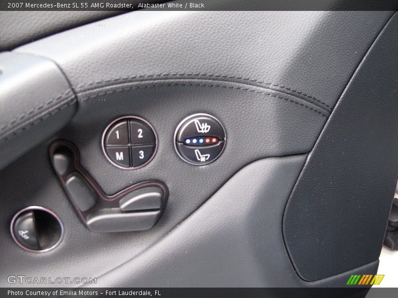 Controls of 2007 SL 55 AMG Roadster