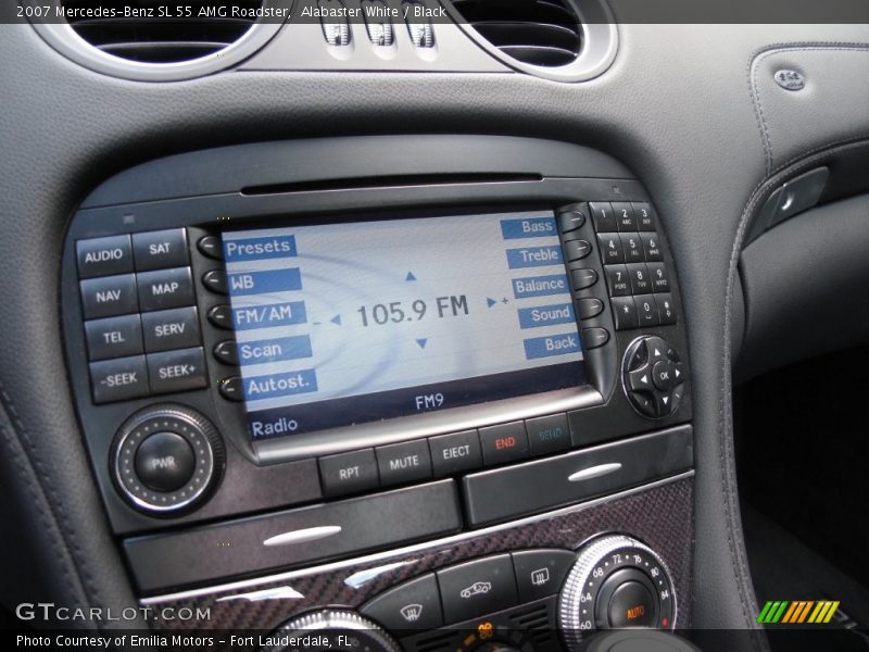 Controls of 2007 SL 55 AMG Roadster