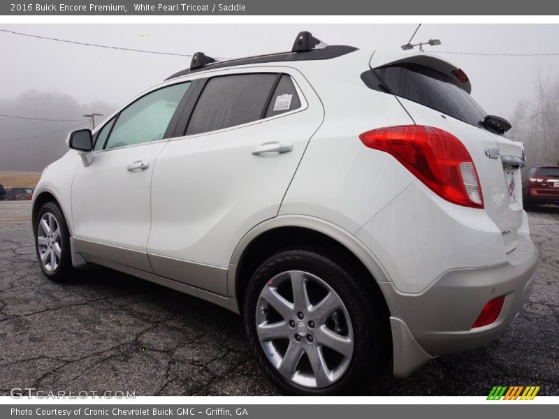 White Pearl Tricoat / Saddle 2016 Buick Encore Premium