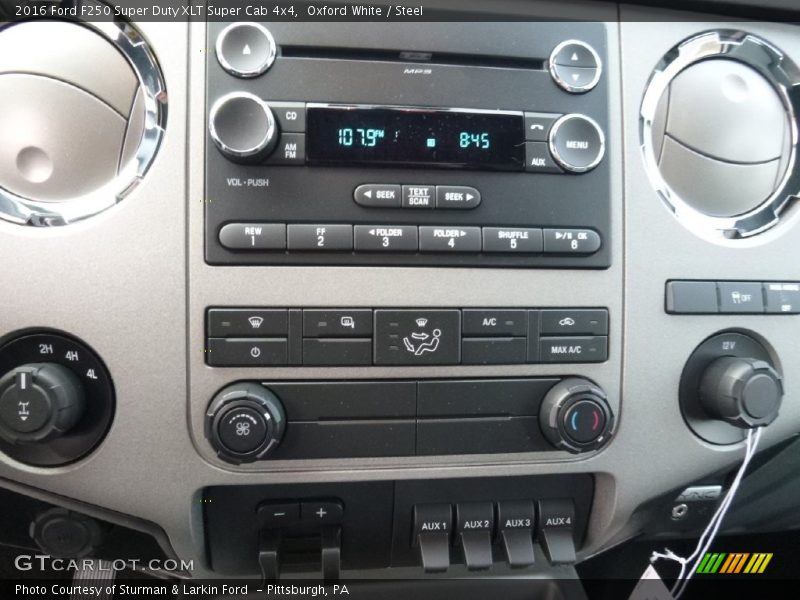 Oxford White / Steel 2016 Ford F250 Super Duty XLT Super Cab 4x4