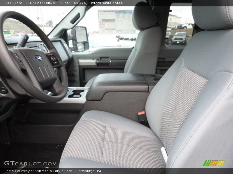 Oxford White / Steel 2016 Ford F250 Super Duty XLT Super Cab 4x4