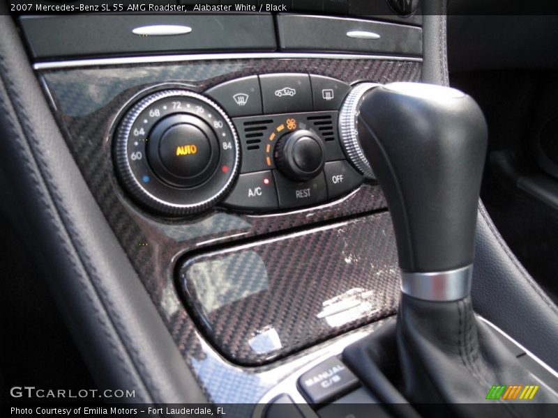Controls of 2007 SL 55 AMG Roadster