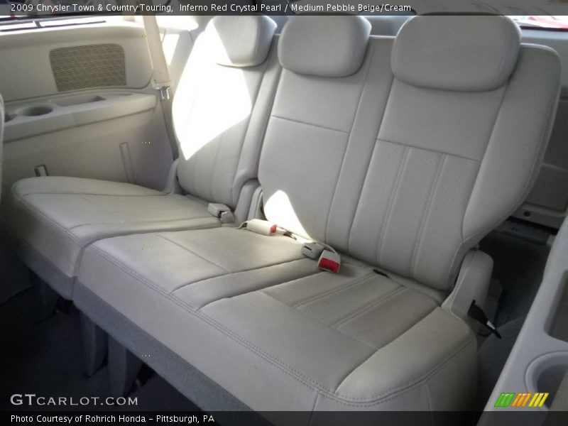 Inferno Red Crystal Pearl / Medium Pebble Beige/Cream 2009 Chrysler Town & Country Touring