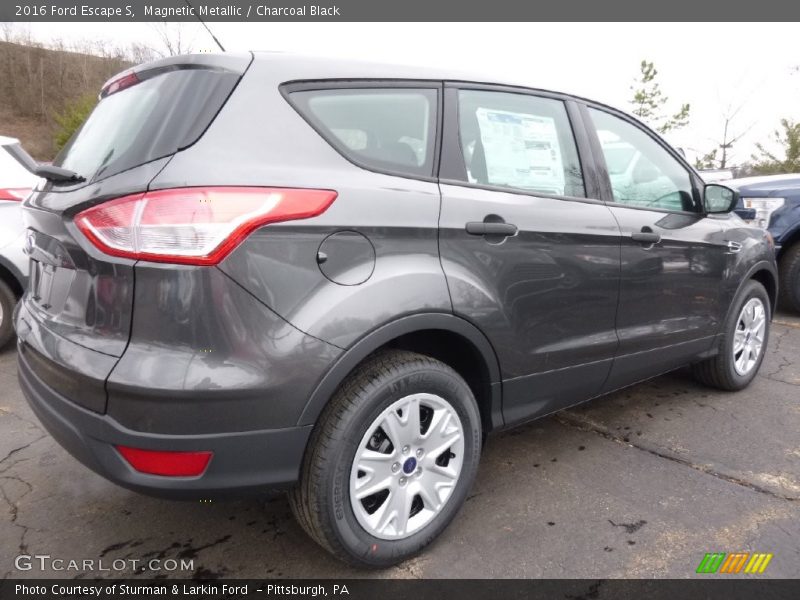 Magnetic Metallic / Charcoal Black 2016 Ford Escape S