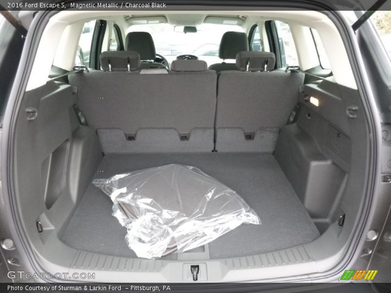 Magnetic Metallic / Charcoal Black 2016 Ford Escape S