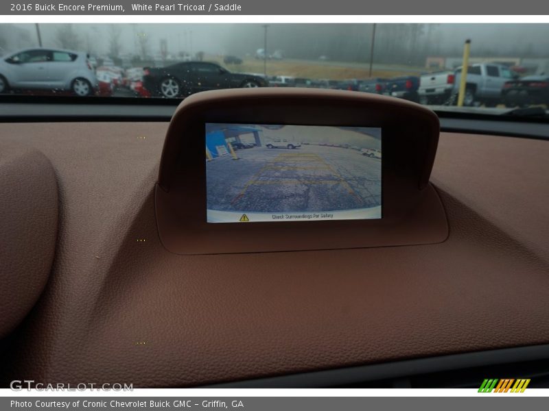White Pearl Tricoat / Saddle 2016 Buick Encore Premium