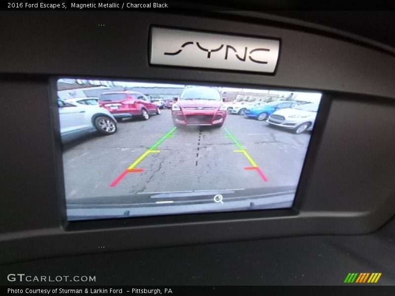 Magnetic Metallic / Charcoal Black 2016 Ford Escape S