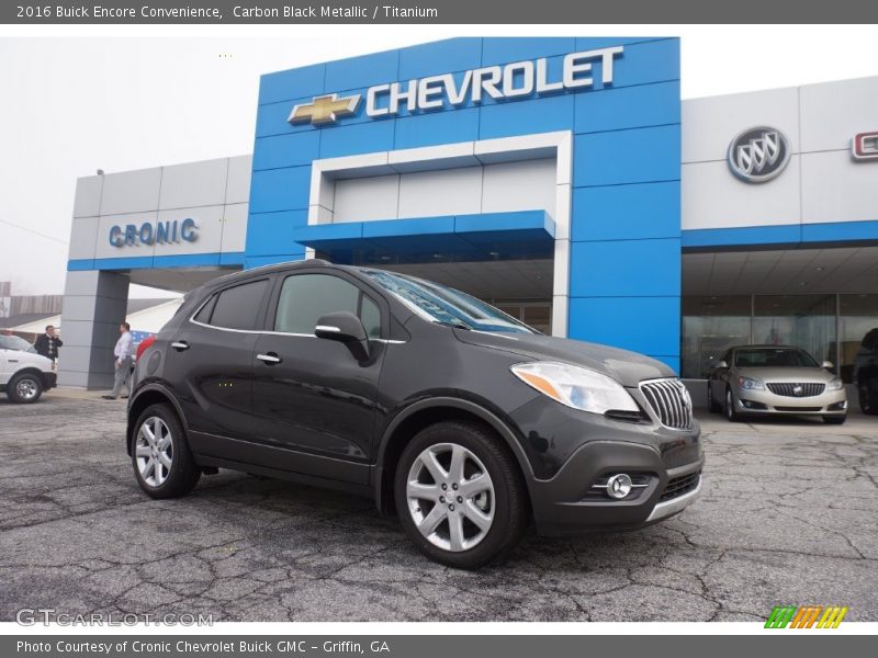 Carbon Black Metallic / Titanium 2016 Buick Encore Convenience