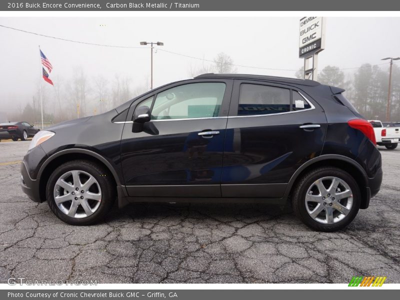 Carbon Black Metallic / Titanium 2016 Buick Encore Convenience