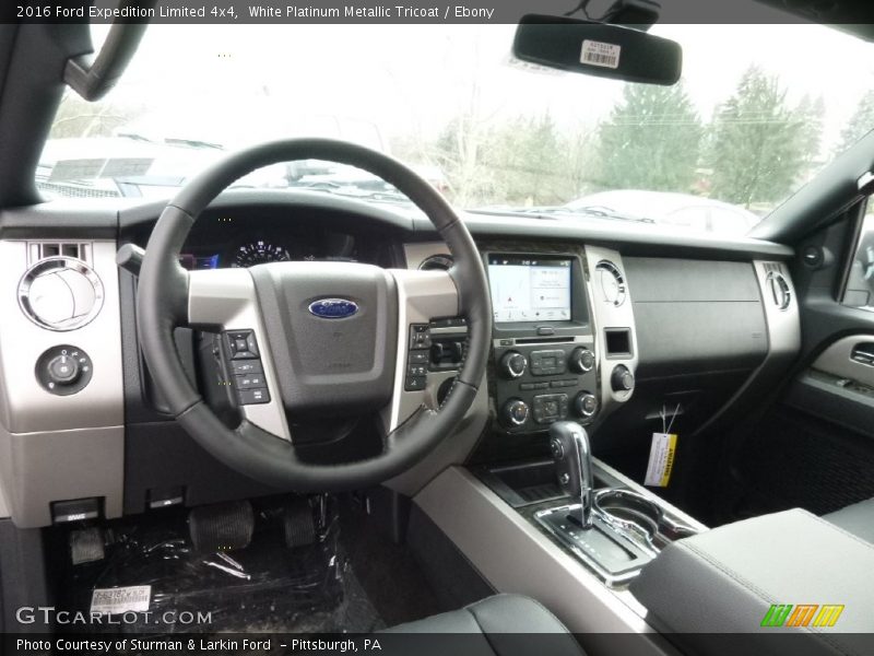 White Platinum Metallic Tricoat / Ebony 2016 Ford Expedition Limited 4x4