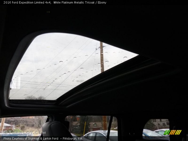 White Platinum Metallic Tricoat / Ebony 2016 Ford Expedition Limited 4x4