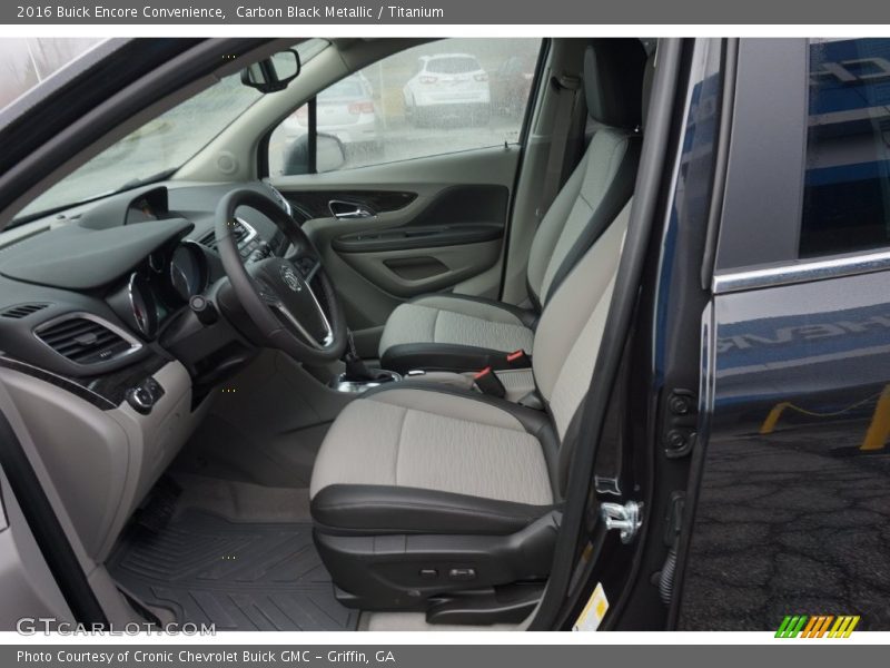 Carbon Black Metallic / Titanium 2016 Buick Encore Convenience