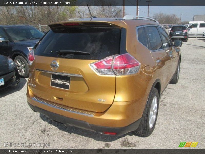 Saharan Sun / Charcoal 2015 Nissan Rogue SV