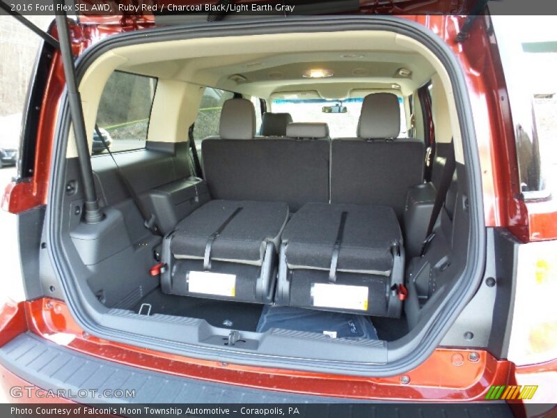 Ruby Red / Charcoal Black/Light Earth Gray 2016 Ford Flex SEL AWD