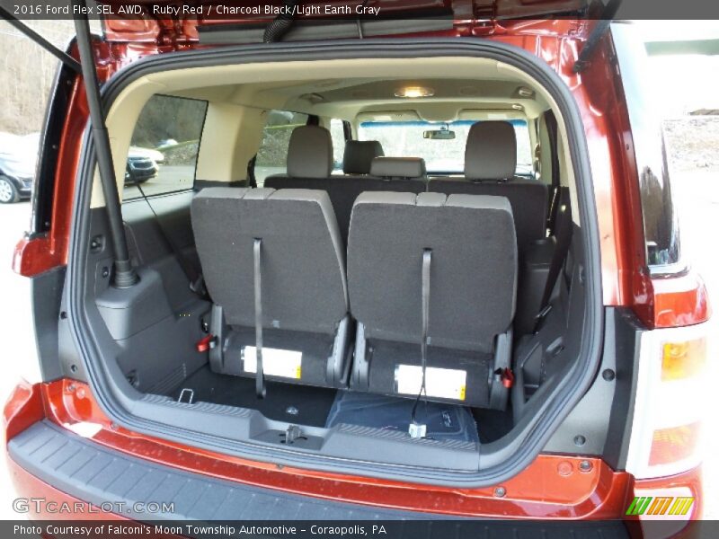 Ruby Red / Charcoal Black/Light Earth Gray 2016 Ford Flex SEL AWD