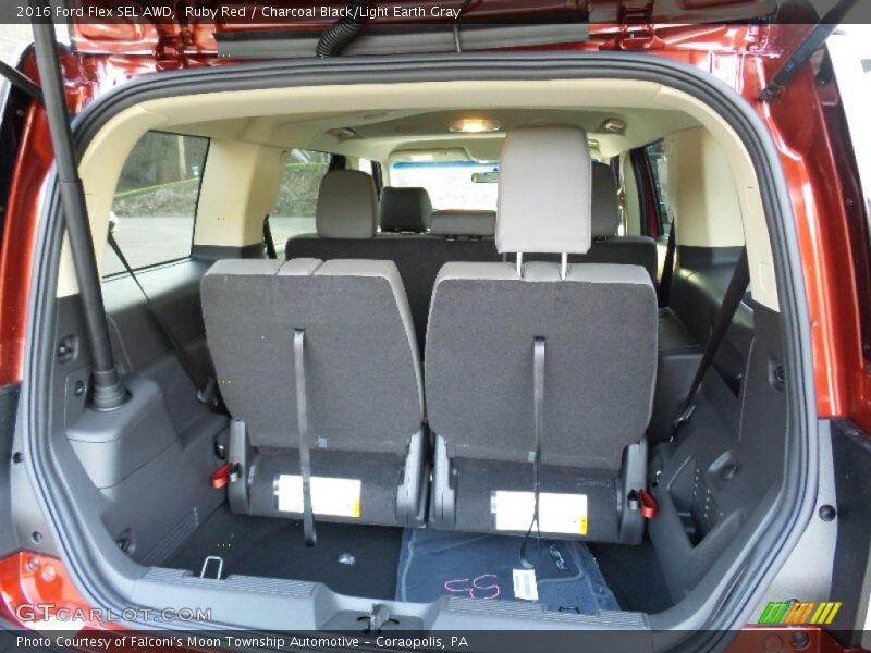 Ruby Red / Charcoal Black/Light Earth Gray 2016 Ford Flex SEL AWD
