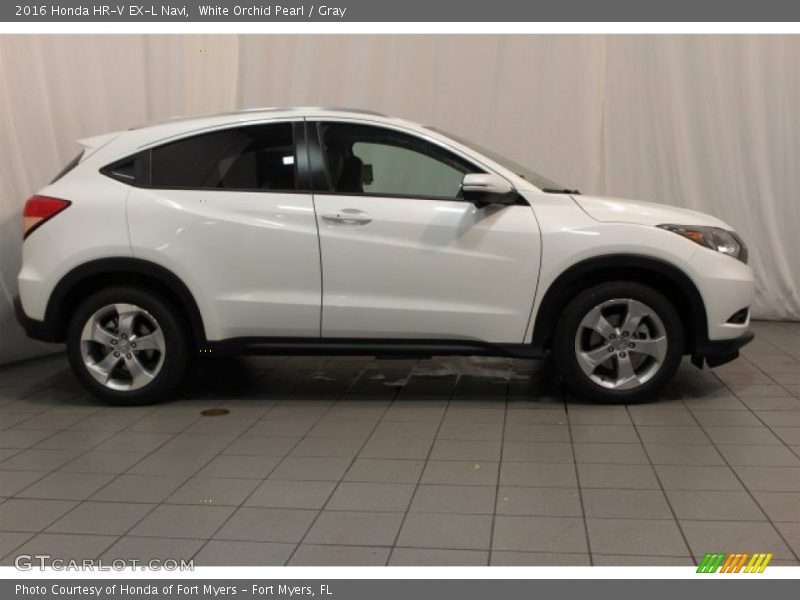 White Orchid Pearl / Gray 2016 Honda HR-V EX-L Navi