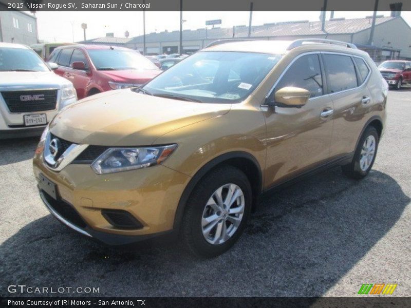 Saharan Sun / Charcoal 2015 Nissan Rogue SV
