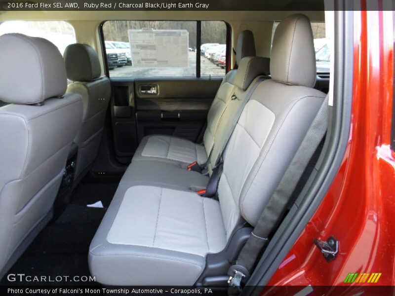 Ruby Red / Charcoal Black/Light Earth Gray 2016 Ford Flex SEL AWD