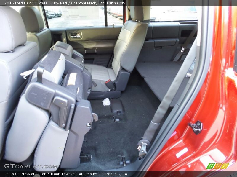 Ruby Red / Charcoal Black/Light Earth Gray 2016 Ford Flex SEL AWD