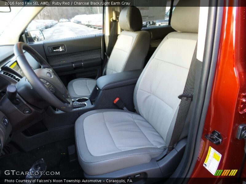 Ruby Red / Charcoal Black/Light Earth Gray 2016 Ford Flex SEL AWD