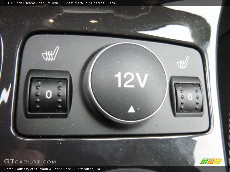 Sunset Metallic / Charcoal Black 2016 Ford Escape Titanium 4WD