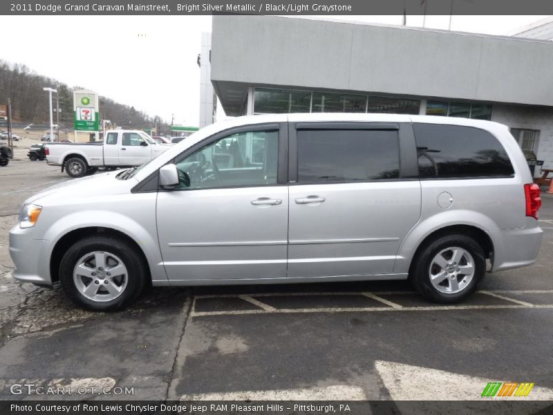 Bright Silver Metallic / Black/Light Graystone 2011 Dodge Grand Caravan Mainstreet