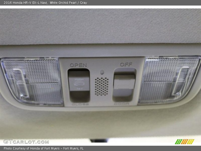 White Orchid Pearl / Gray 2016 Honda HR-V EX-L Navi