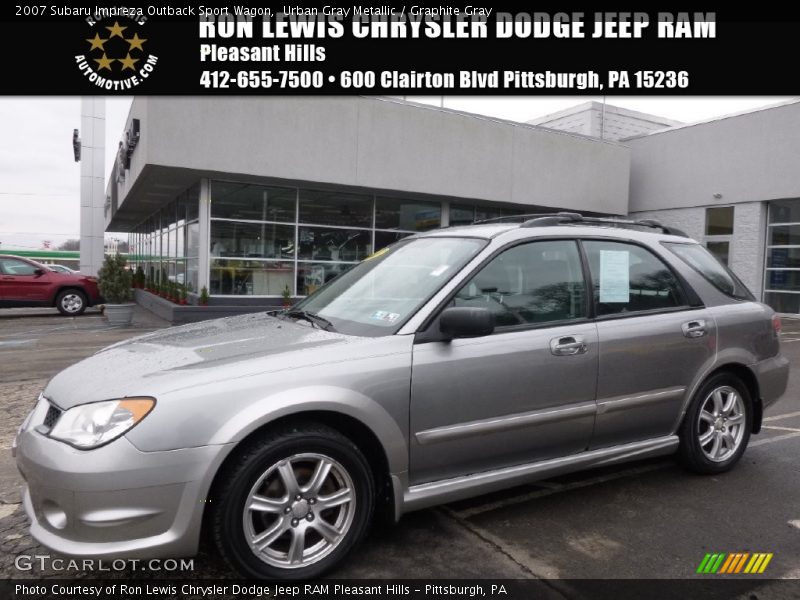 Urban Gray Metallic / Graphite Gray 2007 Subaru Impreza Outback Sport Wagon