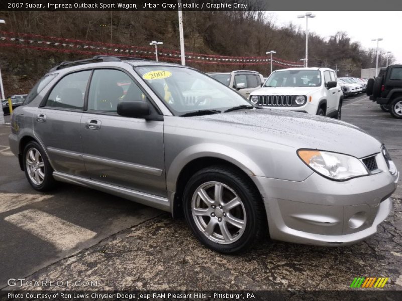 Urban Gray Metallic / Graphite Gray 2007 Subaru Impreza Outback Sport Wagon