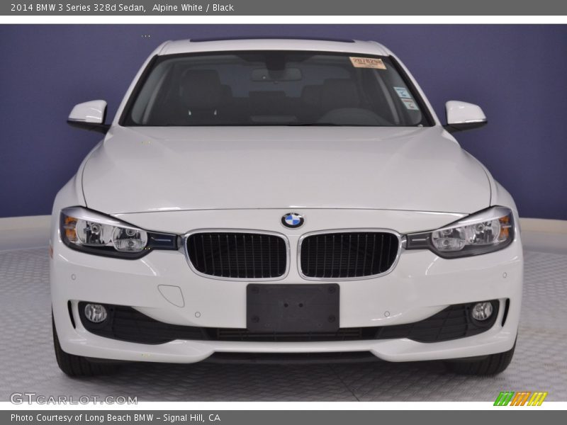 Alpine White / Black 2014 BMW 3 Series 328d Sedan