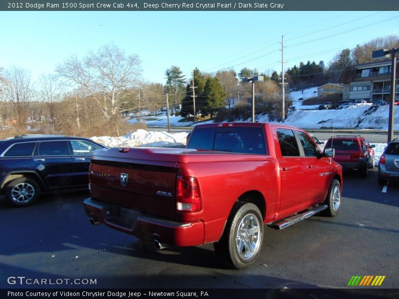 Deep Cherry Red Crystal Pearl / Dark Slate Gray 2012 Dodge Ram 1500 Sport Crew Cab 4x4