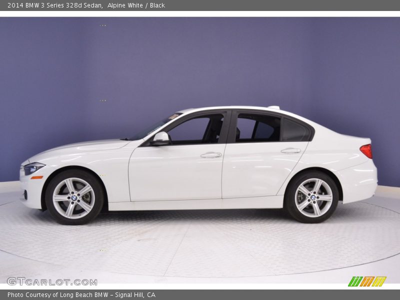 Alpine White / Black 2014 BMW 3 Series 328d Sedan