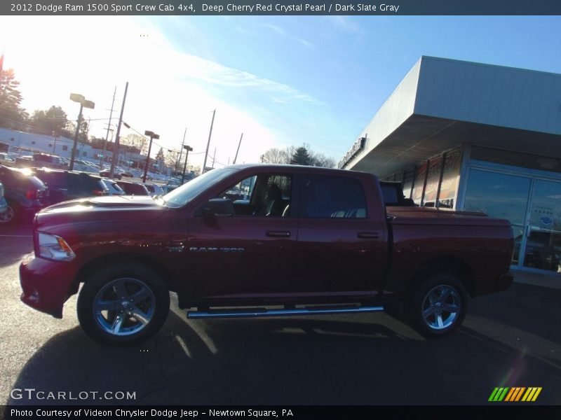 Deep Cherry Red Crystal Pearl / Dark Slate Gray 2012 Dodge Ram 1500 Sport Crew Cab 4x4