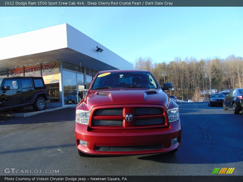 Deep Cherry Red Crystal Pearl / Dark Slate Gray 2012 Dodge Ram 1500 Sport Crew Cab 4x4