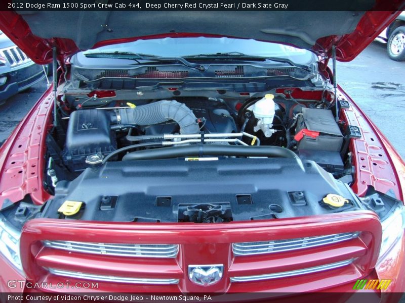 Deep Cherry Red Crystal Pearl / Dark Slate Gray 2012 Dodge Ram 1500 Sport Crew Cab 4x4