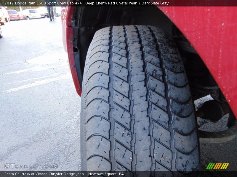 Deep Cherry Red Crystal Pearl / Dark Slate Gray 2012 Dodge Ram 1500 Sport Crew Cab 4x4