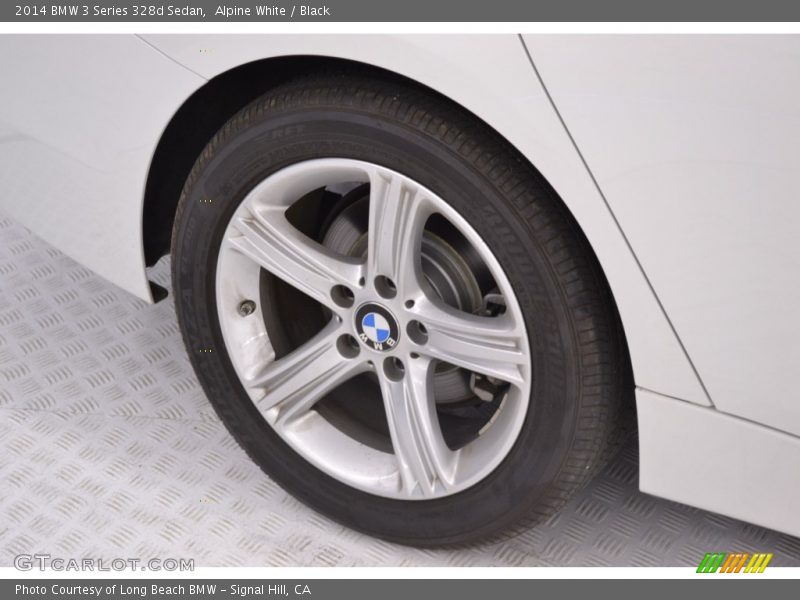 Alpine White / Black 2014 BMW 3 Series 328d Sedan