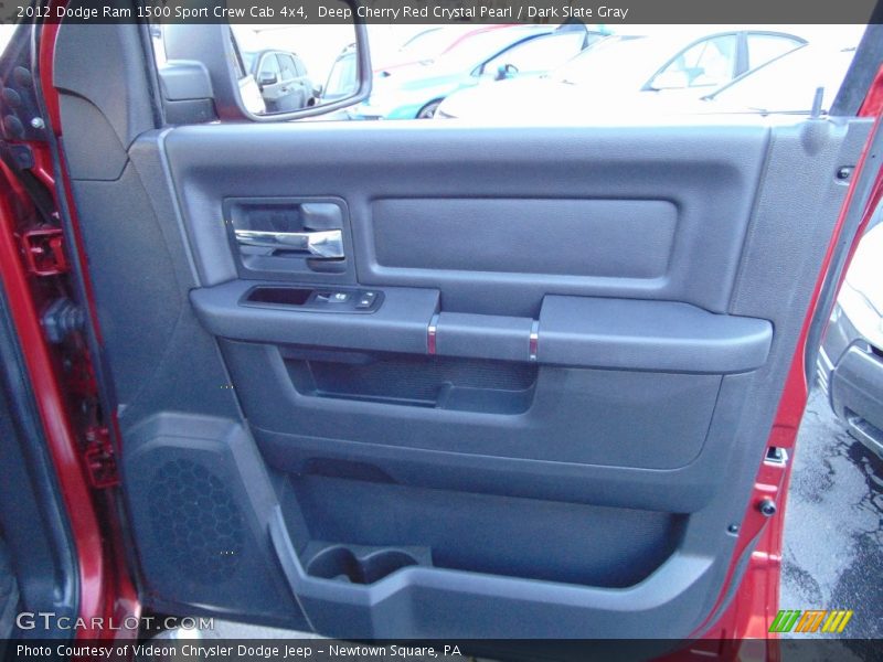 Deep Cherry Red Crystal Pearl / Dark Slate Gray 2012 Dodge Ram 1500 Sport Crew Cab 4x4