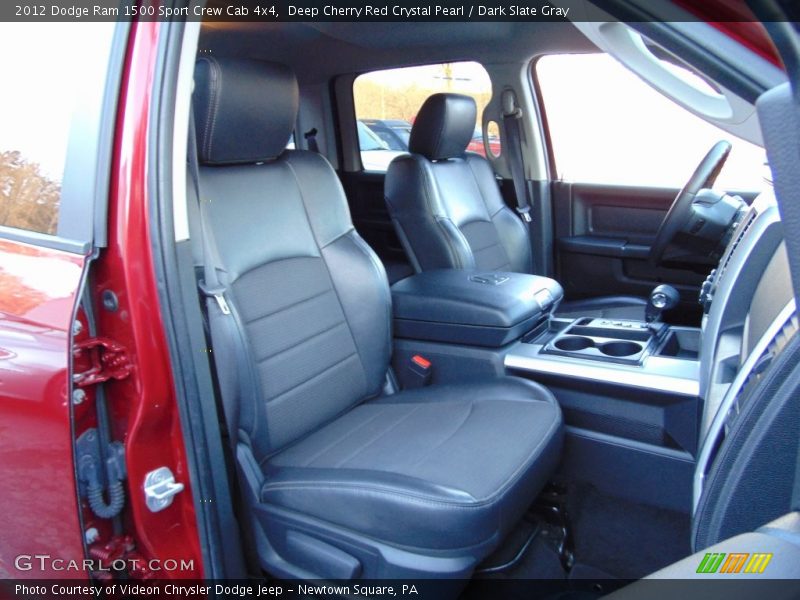 Deep Cherry Red Crystal Pearl / Dark Slate Gray 2012 Dodge Ram 1500 Sport Crew Cab 4x4