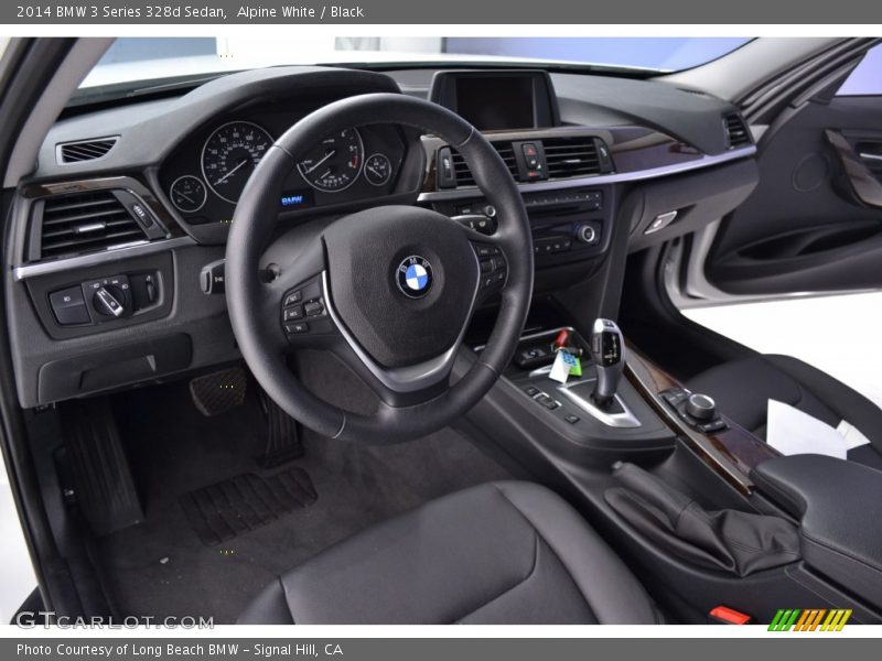 Alpine White / Black 2014 BMW 3 Series 328d Sedan