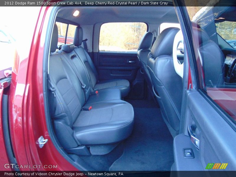Deep Cherry Red Crystal Pearl / Dark Slate Gray 2012 Dodge Ram 1500 Sport Crew Cab 4x4