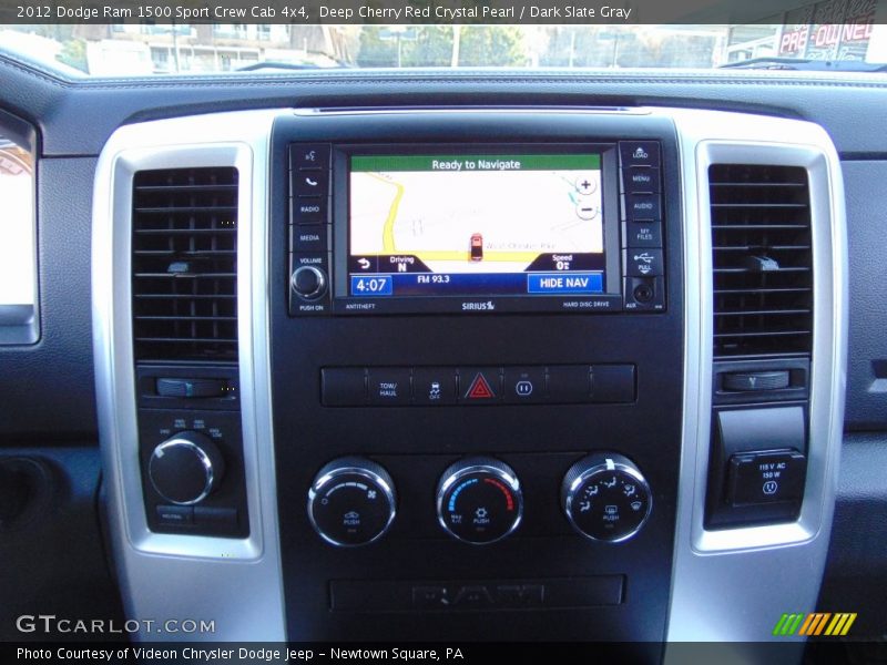 Deep Cherry Red Crystal Pearl / Dark Slate Gray 2012 Dodge Ram 1500 Sport Crew Cab 4x4