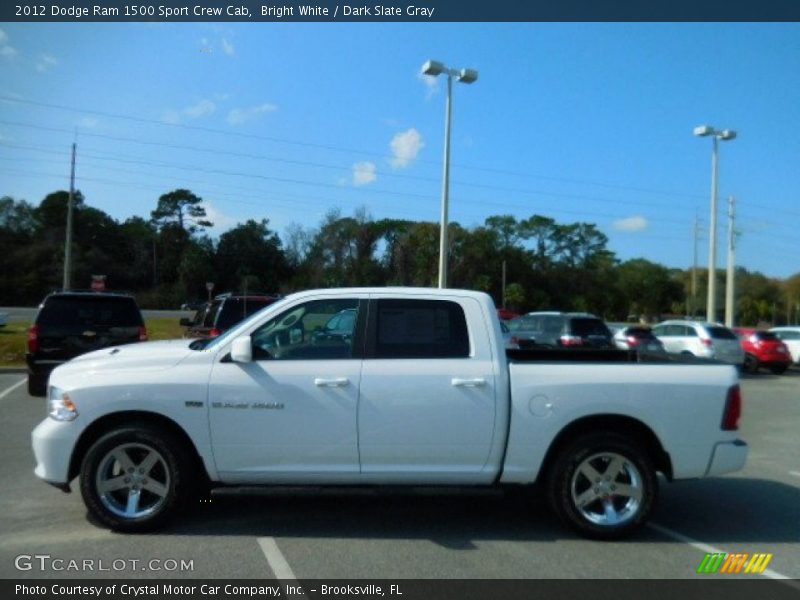 Bright White / Dark Slate Gray 2012 Dodge Ram 1500 Sport Crew Cab
