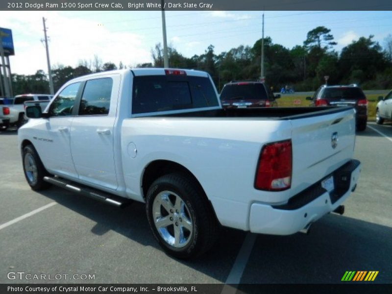 Bright White / Dark Slate Gray 2012 Dodge Ram 1500 Sport Crew Cab
