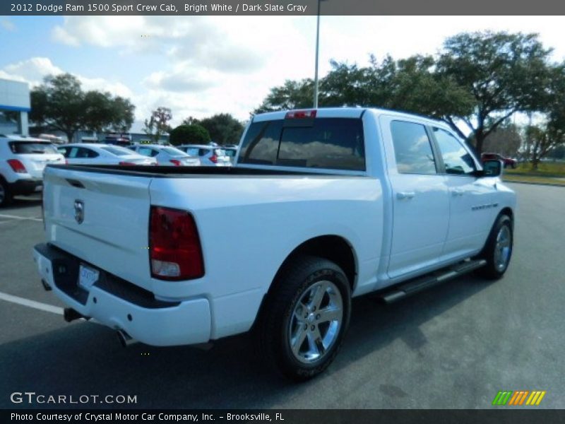 Bright White / Dark Slate Gray 2012 Dodge Ram 1500 Sport Crew Cab