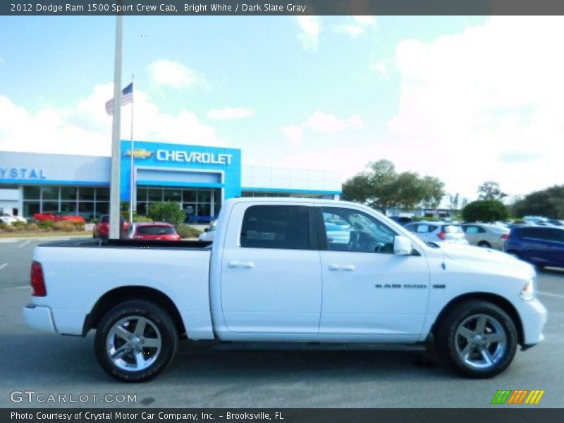 Bright White / Dark Slate Gray 2012 Dodge Ram 1500 Sport Crew Cab