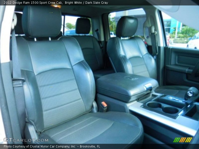 Bright White / Dark Slate Gray 2012 Dodge Ram 1500 Sport Crew Cab