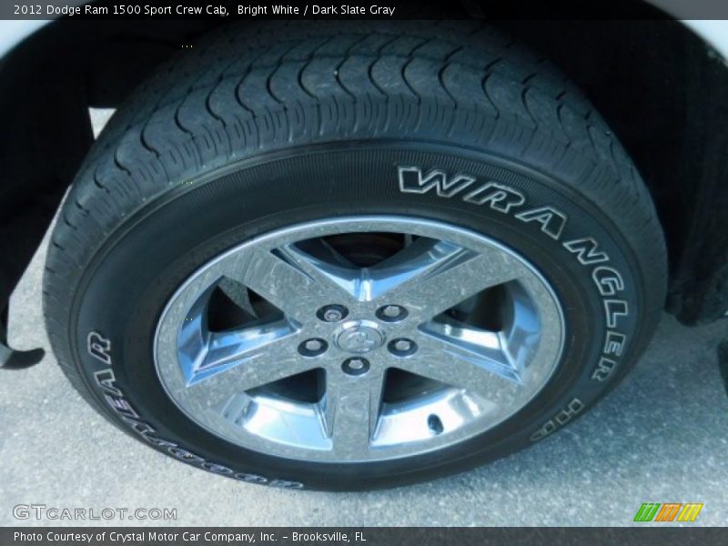 Bright White / Dark Slate Gray 2012 Dodge Ram 1500 Sport Crew Cab
