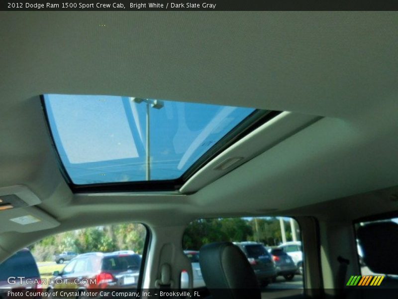 Bright White / Dark Slate Gray 2012 Dodge Ram 1500 Sport Crew Cab